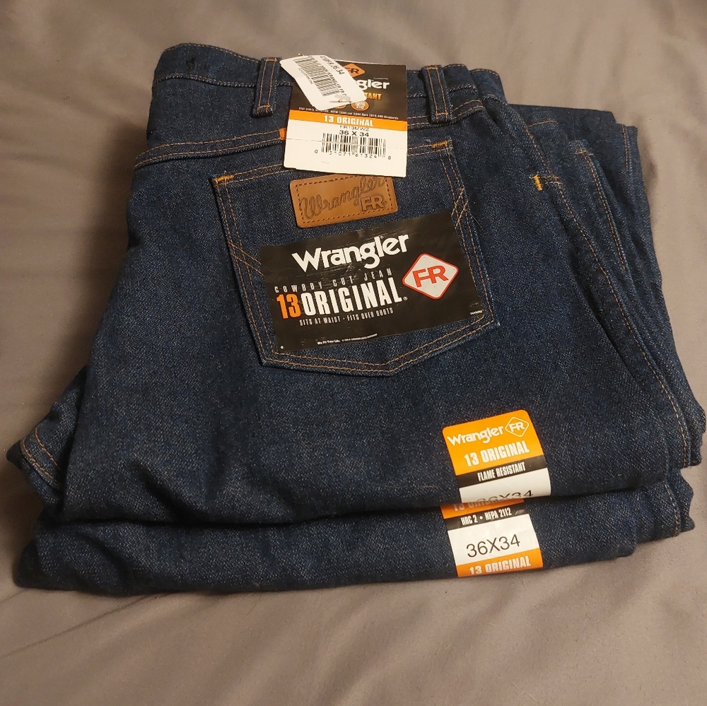 Men's Wrangler Jeans 36x34 35 x 34